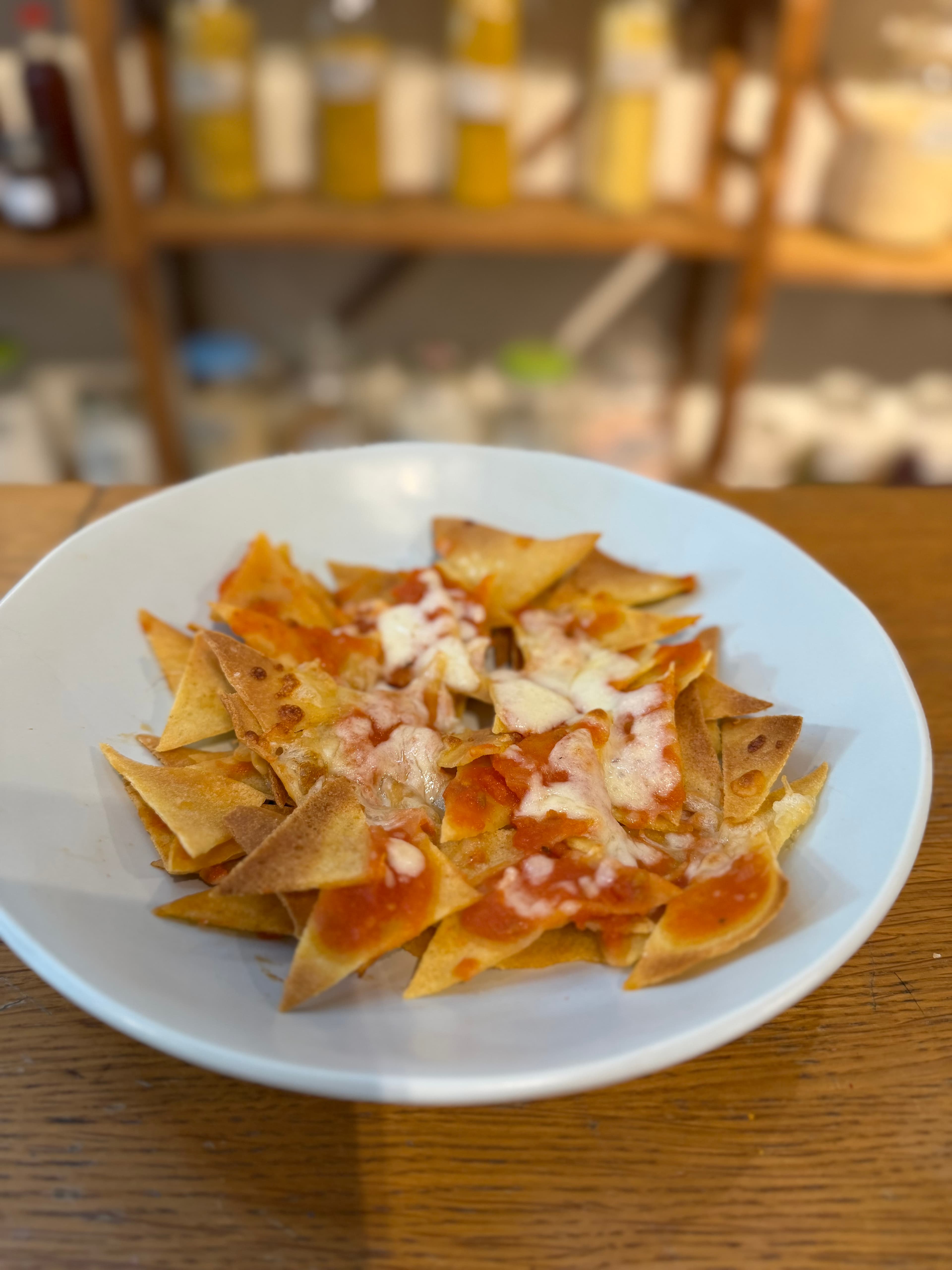 Corn chip nachos lunch