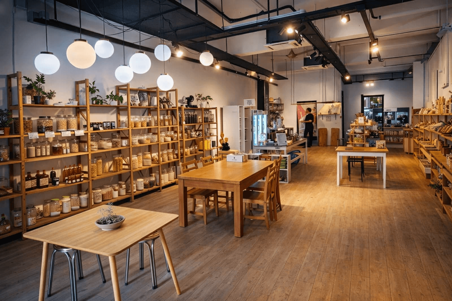 Inside the OWL Zero Waste Grocer shop