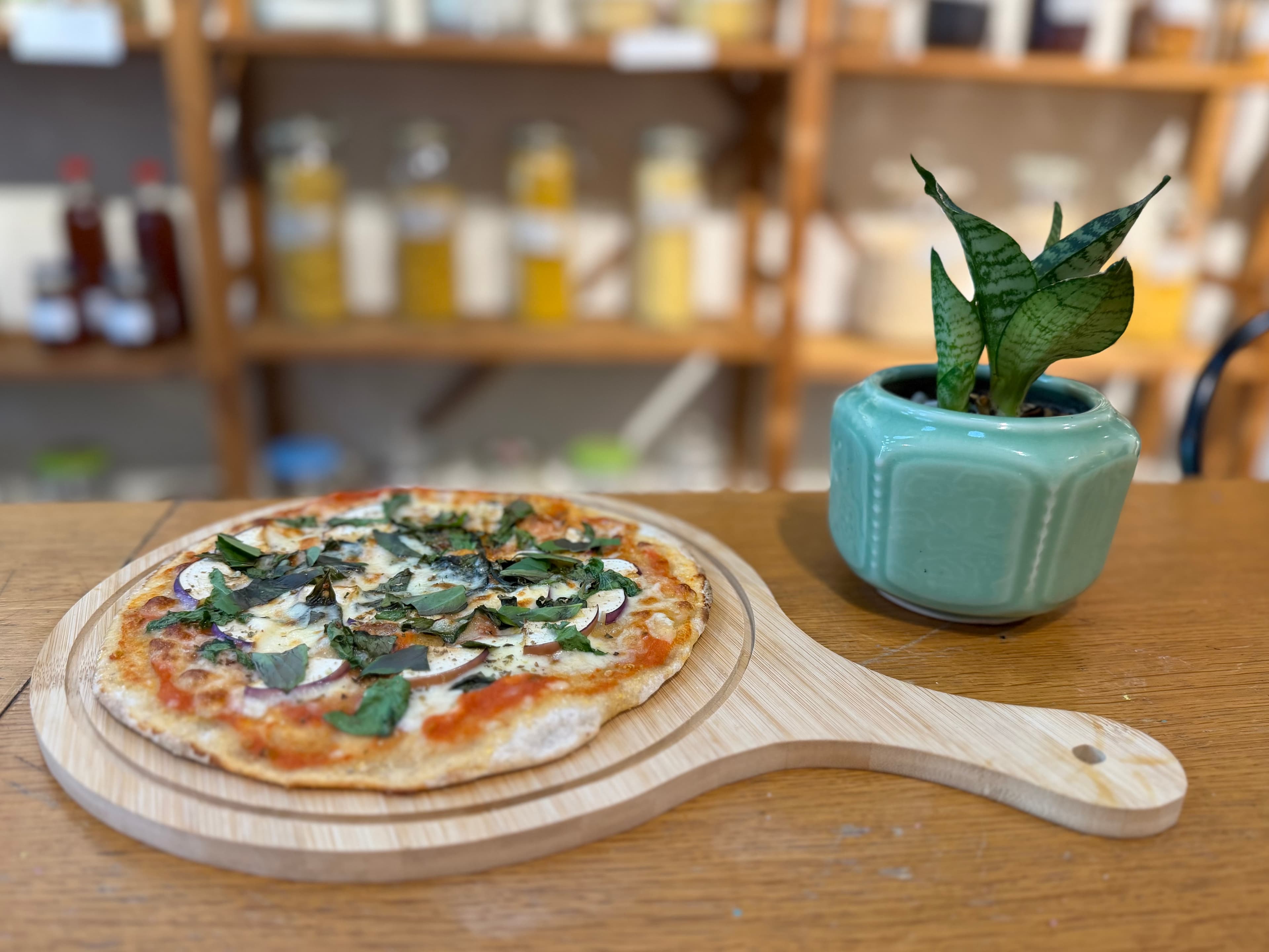 Sourdough pizza